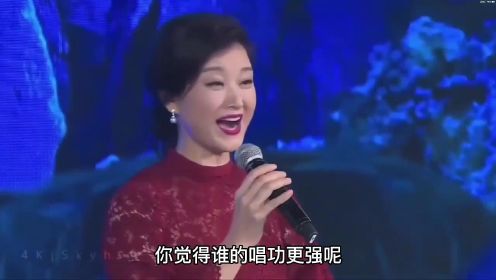 当51岁杨钰莹遇上56岁宋祖英，同唱一首歌，这差距一目了然