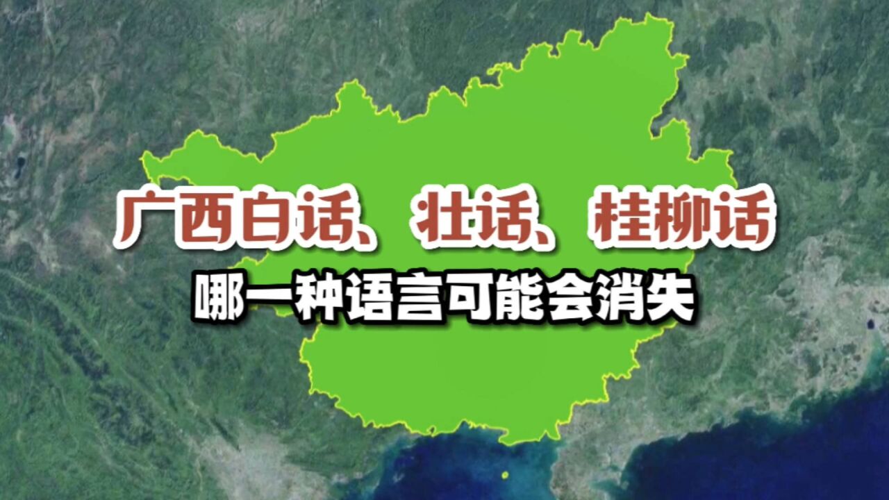 广西的白话、壮话和桂柳话,哪一种语言可能会消失?