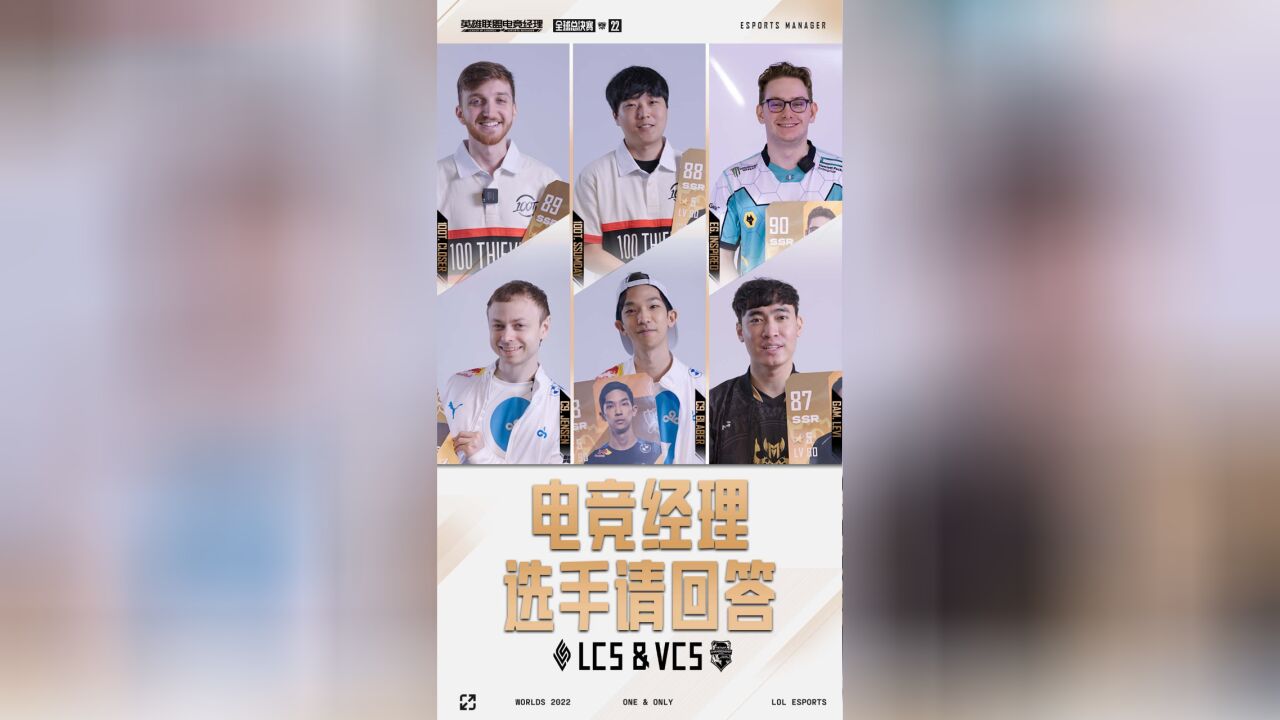 【选手请回答】LCS&VCS篇