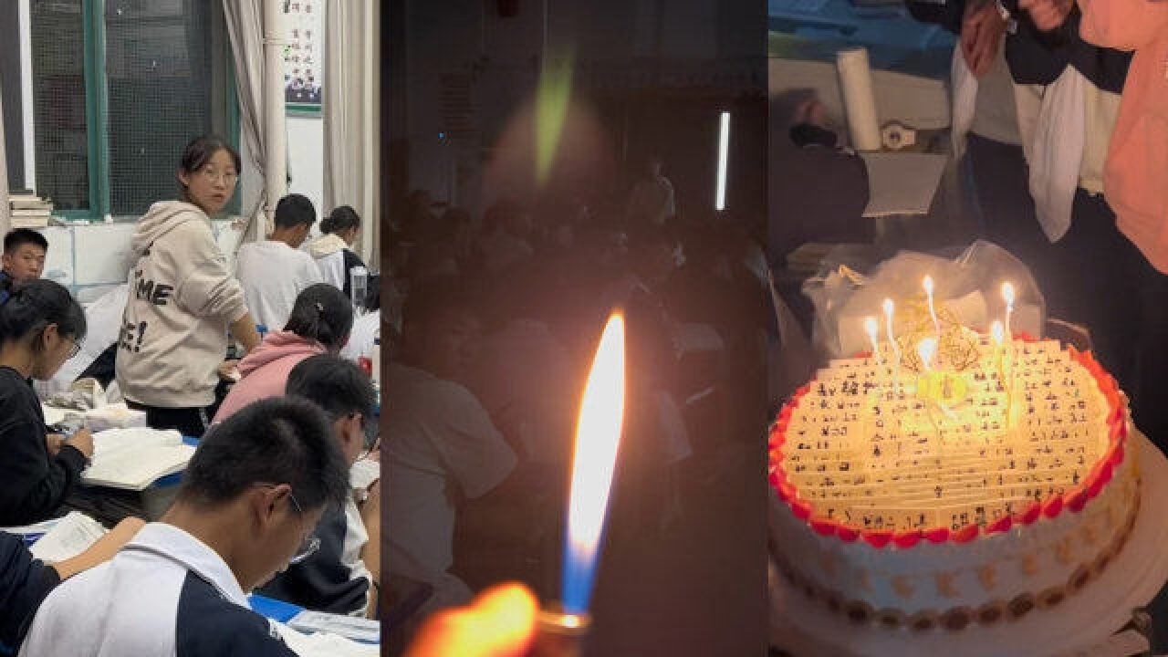 班主任佯装严肃点名女学生,关灯后全班送惊喜:每个学生生日我都记得