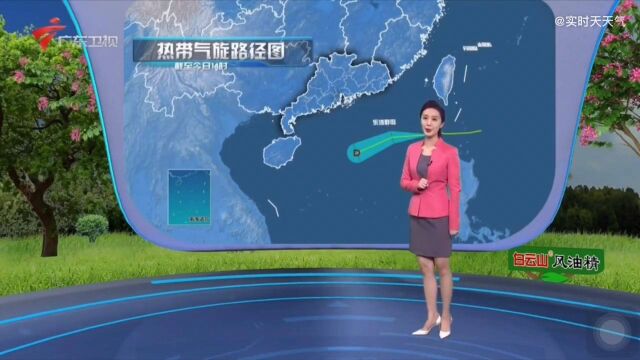 广东天气(23~24日)局部有小雨