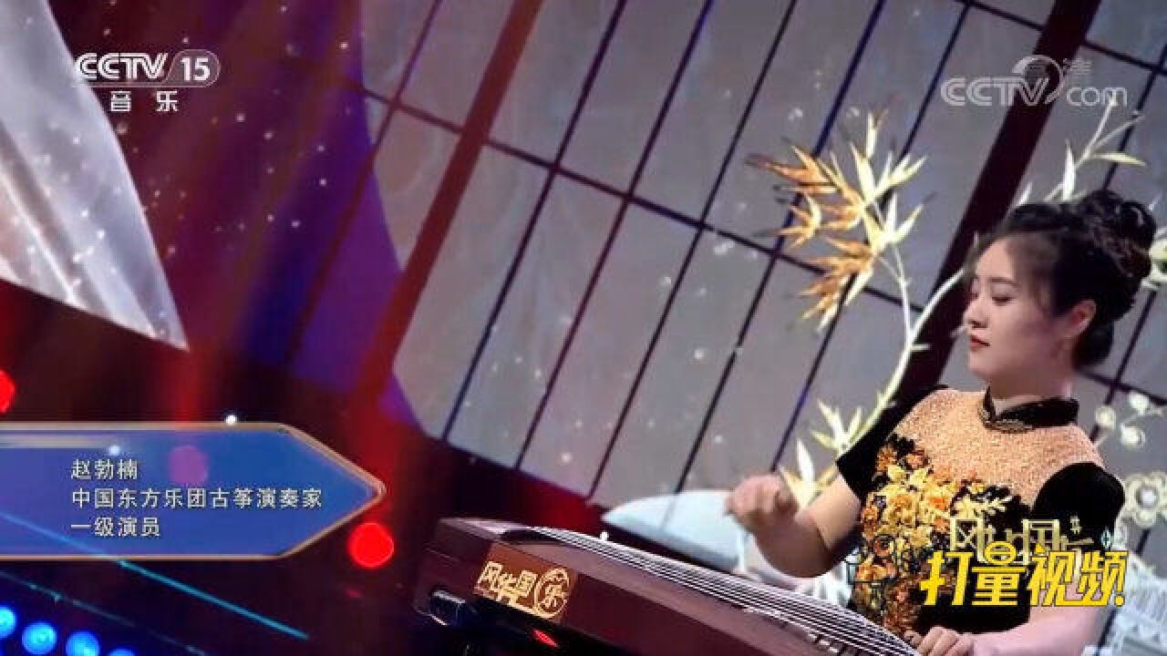 一曲《秋千索》,赵勃楠古筝精彩演奏,沁人心脾,超赞