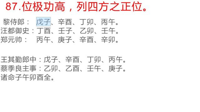 合鱼命理术数 精讲兰台秒选88位极功高,列四方正位