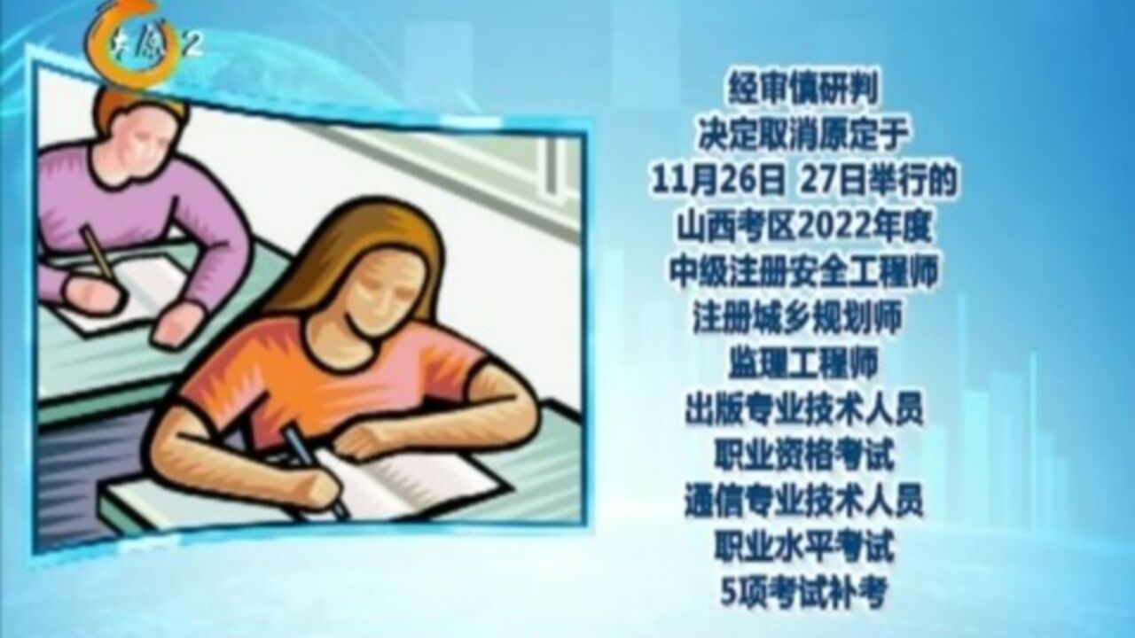 2022年,这5项考试补考取消