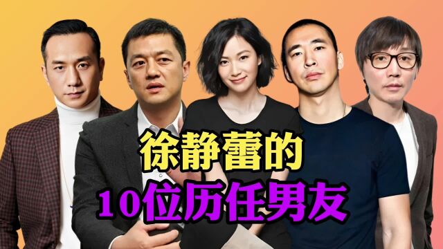 徐静蕾的10位历任男友,19岁就谈恋爱,与现任相恋11年仍未结婚