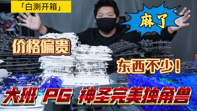 「白测204」求生欲呢?大班PG神圣完美独角兽 开箱详评 板件测评