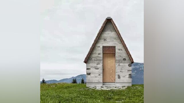 Innauer Matt Architekten和他们的高山教堂.#建筑之美 #小木屋 #教堂#住进风景里