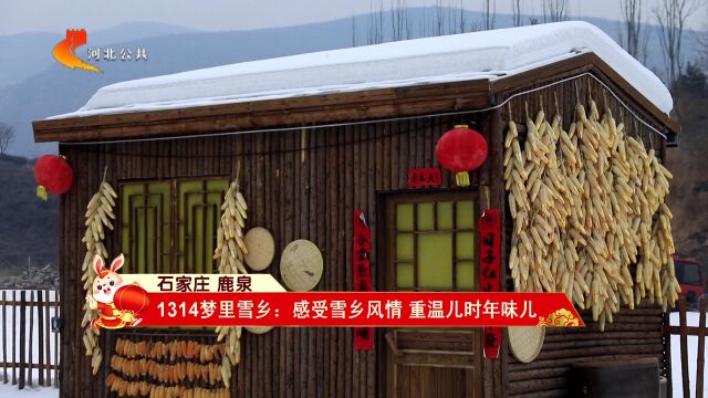 冬季游河北 福地过大年|石家庄鹿泉区1314梦里雪乡:感受雪乡风情 重温儿时“年”味儿