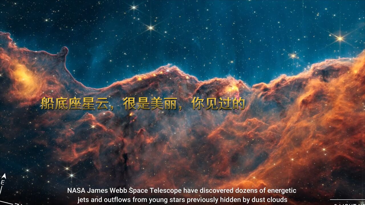 船底座星云,很是美丽,你见过的