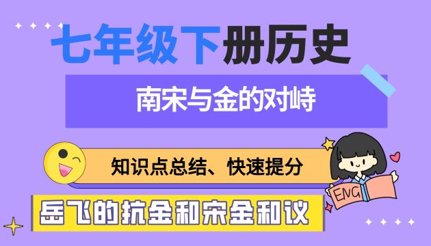 南宋与金的对峙,以及岳飞的抗金和宋金和议