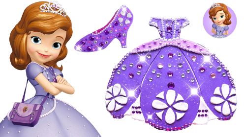 索菲亚公主的紫色钻石新衣