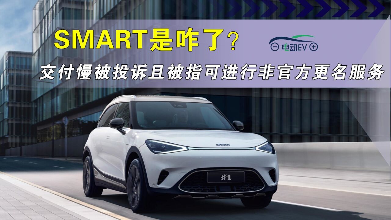 交付慢被投诉且被指可进行非官方更名服务 smart是咋了?