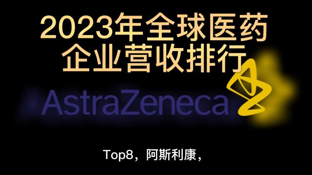 2023年全球医药企业营收排行