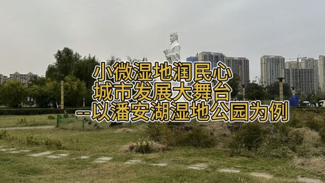 小微湿地润民心,城市发展大舞台以潘安湖湿地公园为例,视频材料