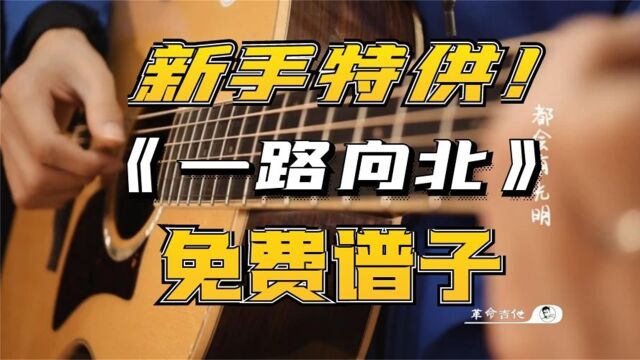 革命吉他NO.276周杰伦《一路向北》吉他教学弹唱教学