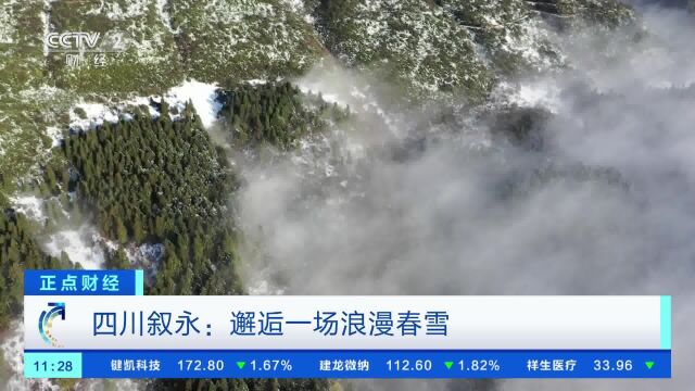 四川叙永:邂逅一场浪漫春雪