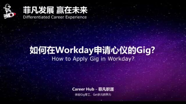 How to APPLY gig in WD 