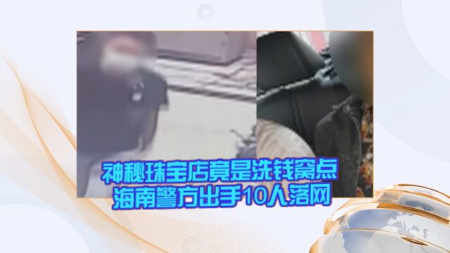 神秘珠宝店竟是洗钱窝点 海南警方出手10人落网