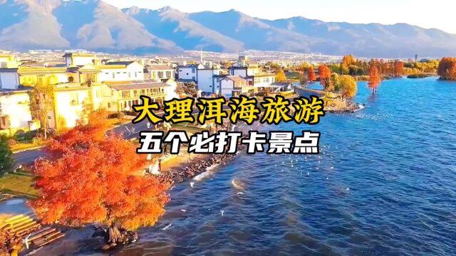 如果你想去大理洱海旅行,这五个景点,千万别错过.#旅行