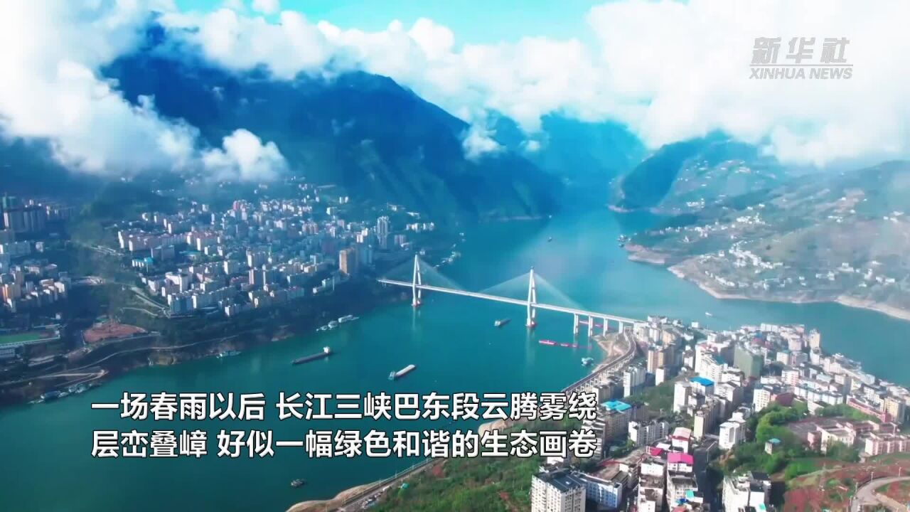 湖北巴东:三峡云海美如画