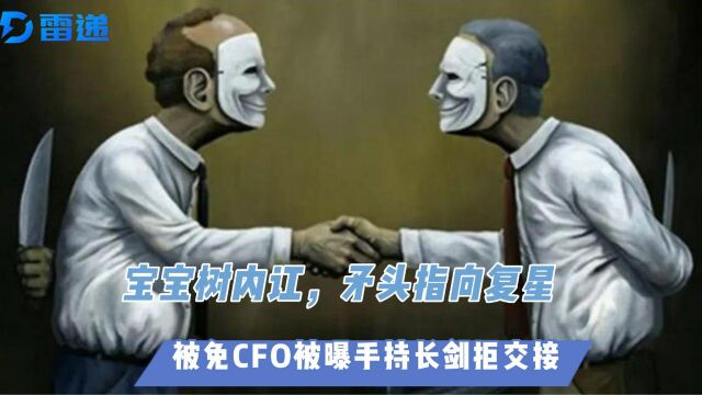 宝宝树内讧,矛头指向复星:被免CFO被曝手持长剑拒交接