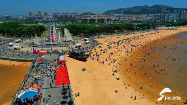 日照多岛海景区日访客量超3万人次 沙滩干净受游客夸赞