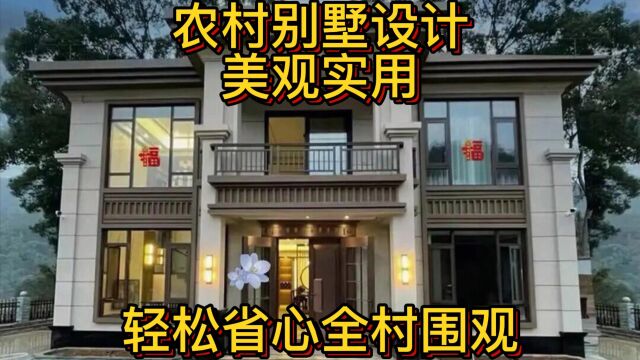 农村别墅设计,美观实用,轻松省心全村围观