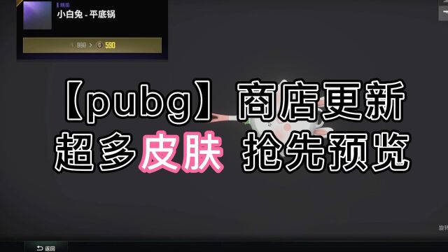 【PUBG绝地求生】23.2版本商店更新 超多皮肤抢先预览