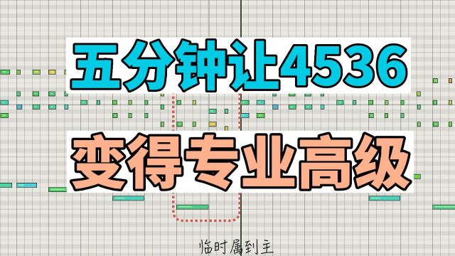 五分钟让4536变的专业高级