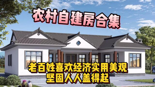 农村自建房合集,老百姓喜欢经济实用美观,坚固人人盖得起