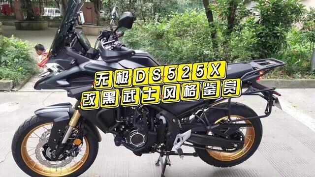 无极ds525x全网首台改黑武士,有人喜欢这个风格吗?#摩托车 #机车 #国产车 #无极525dsx #改装