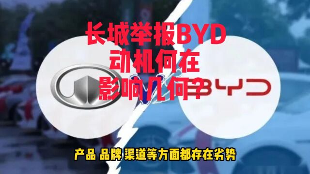 长城汽车举报比亚迪:动机何在,影响几何?