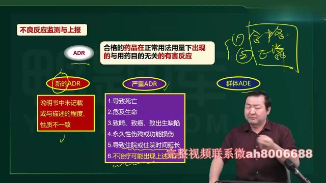 2023鸭题库陈爱民执业药师法规基础考点精讲课考试视频完整课程执业药师《药事管理与法规》教材精讲班 药品安全及相关管理制度