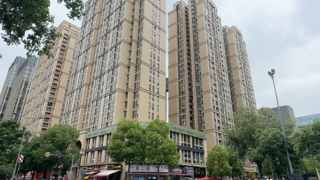 实拍成都高新天府三街片区住宅,无国界