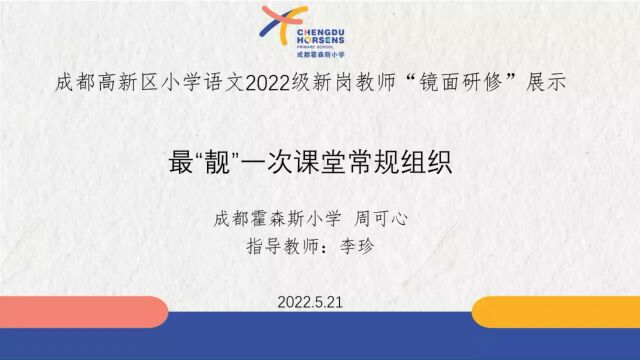 霍森斯小学周可心2023镜面研修