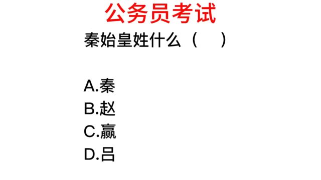 秦始皇姓什么,很多人争论不休,你知道么?