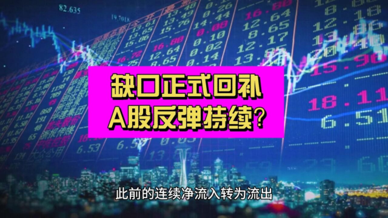 反弹已经超预期!缺口回补下 上行能否延续?