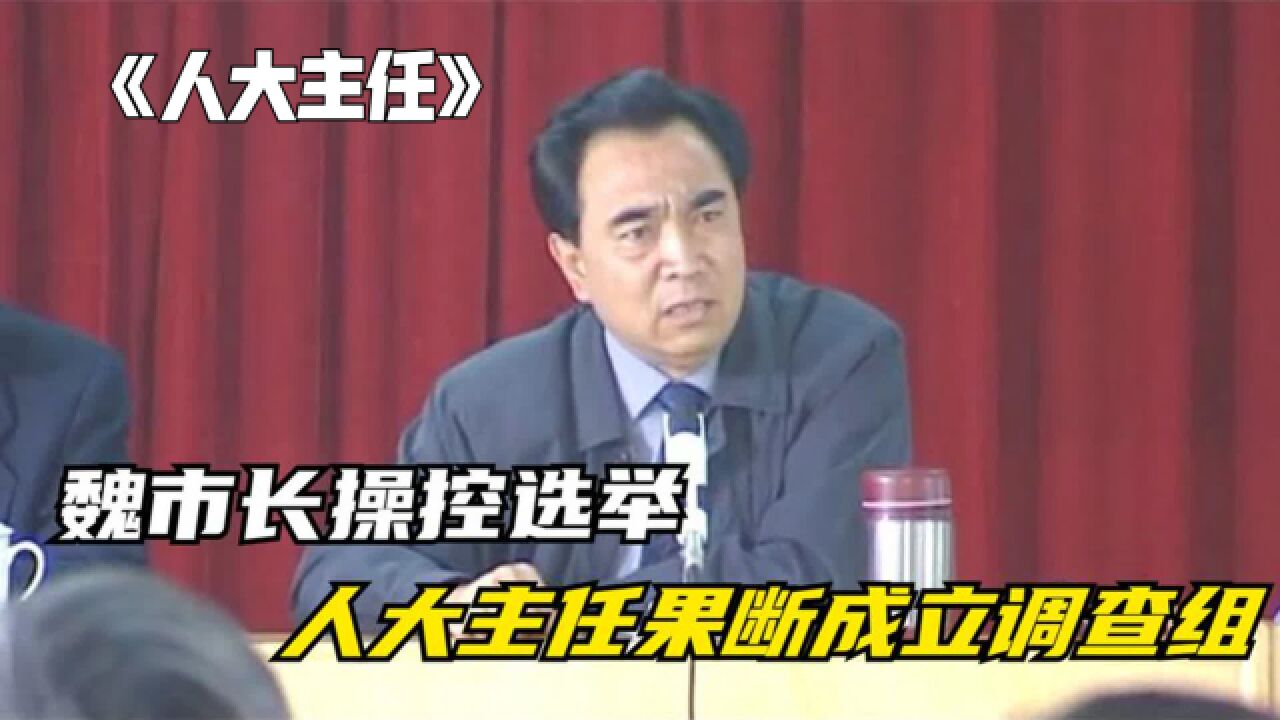 市长操控选举的结果,人大主任果断成立调查组