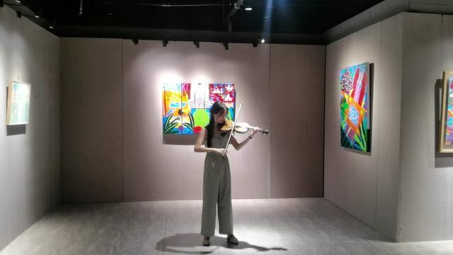 北京来福士展览开幕式#看展打卡 #看展 #美术展 #拍摄现场