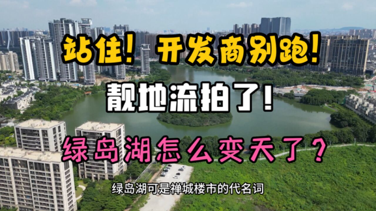 佛山楼市:禅城绿岛湖的低价靓地竟然流拍了,为什么?这里适合刚需置业吗?