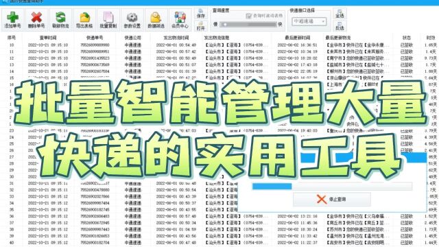 高效批量查询快递,在线分享实用工具