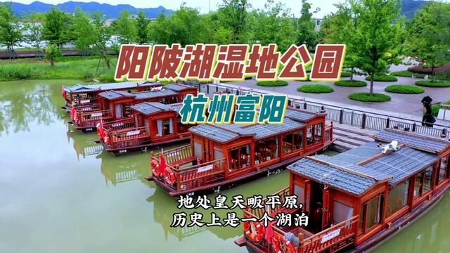 杭州富阳区“阳陂湖湿地公园”#杭州吃喝玩乐