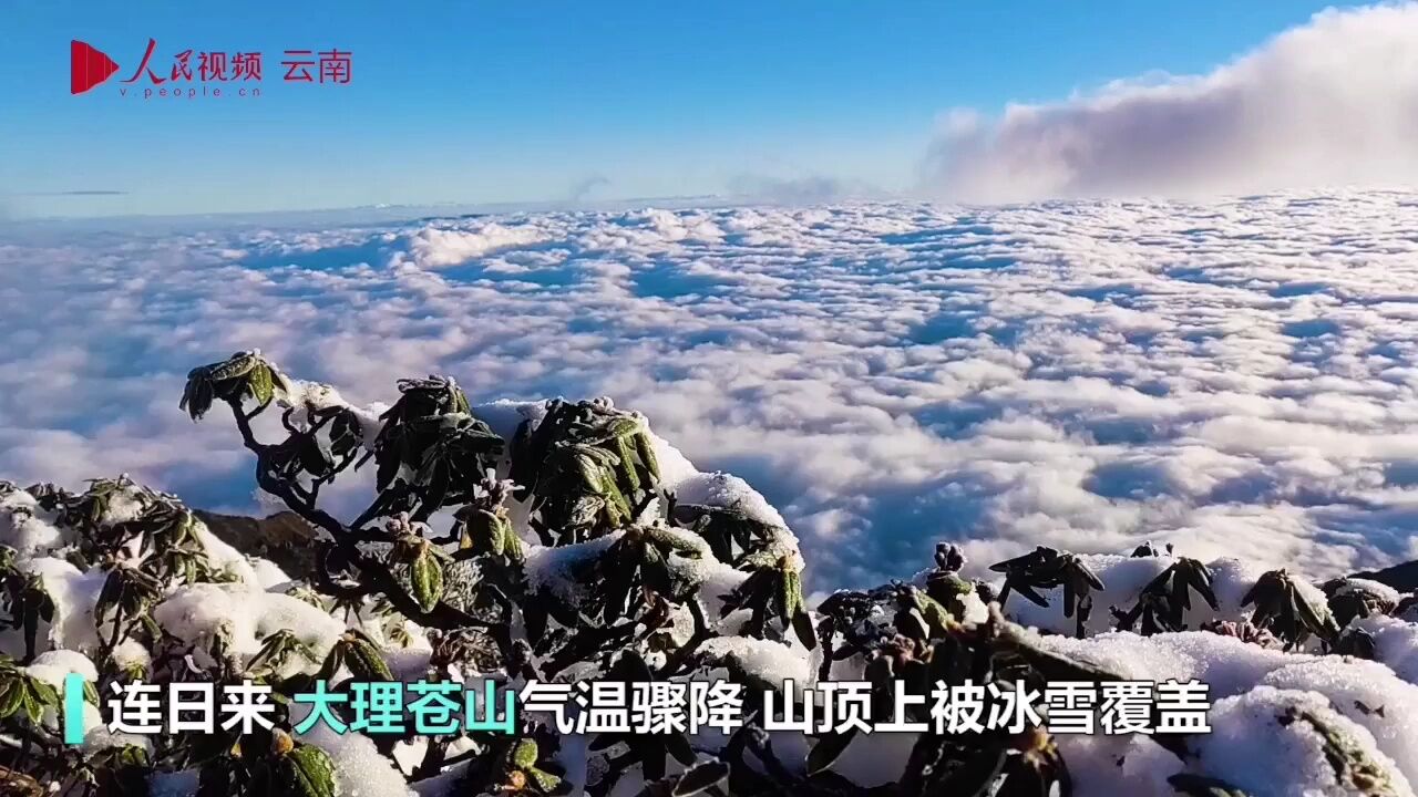 雪后苍山云海 美若仙境