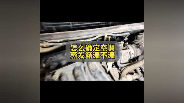 空调漏气一定检查好 #汽车维修 #汽车保养 #每天一个用车知识