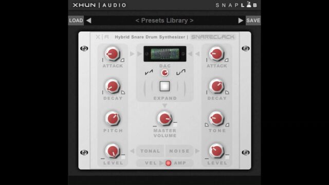 Xhun Audio SnareClack 电子军鼓合成器试听