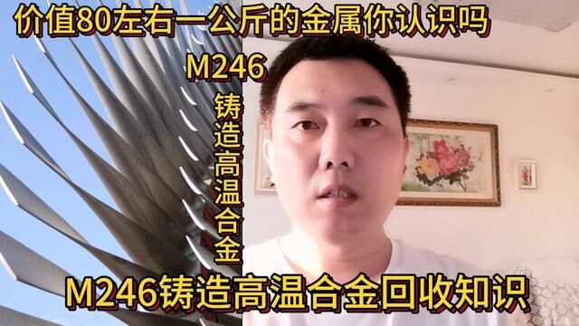 价值80左右一公斤的金属你认识吗?分享它的回收知识#经验分享 #M246铸造高温合金 #镍基合金回收