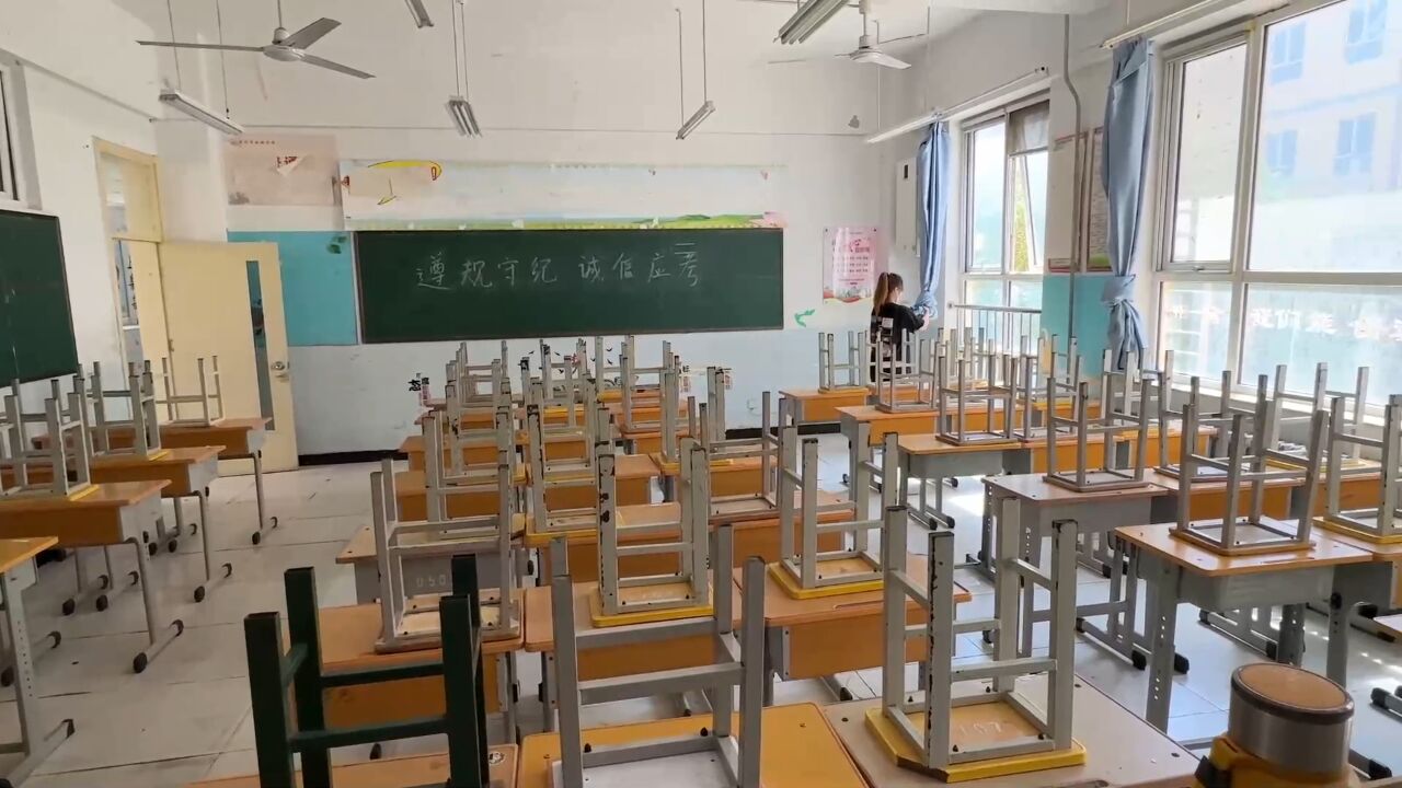 众志成城 防汛救灾|一线直击:河北涿州受灾学校开学准备情况