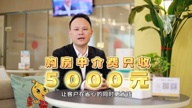 告别中介费比例收费时代,Q房网珠海宣布购房佣金只收5000元