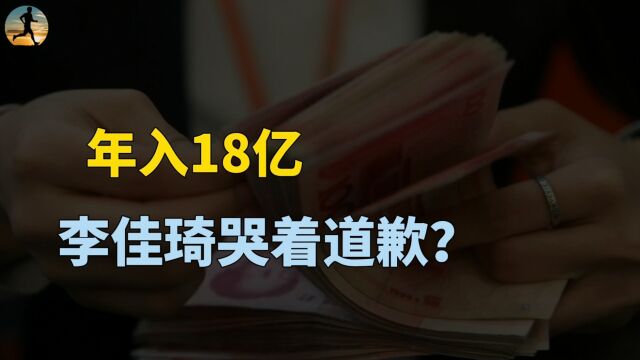 李佳琦道歉后继续带货,年净收入18亿,超90%A股上市公司?