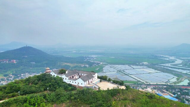 旗鼓相当典故发生地,合肥巢湖东郊旗山,海拔232米